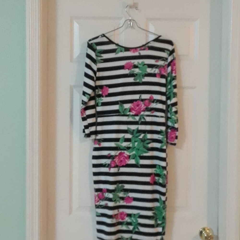 Floral print dress